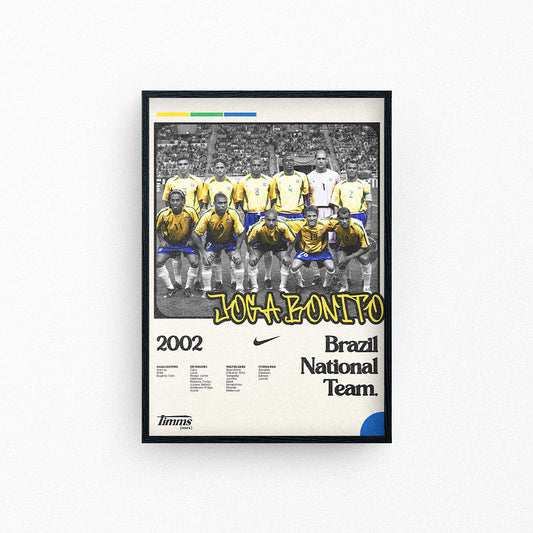 Brazil 2002 (Joga Bonito) Poster