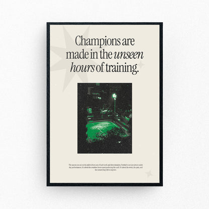 Hours of Training Poster