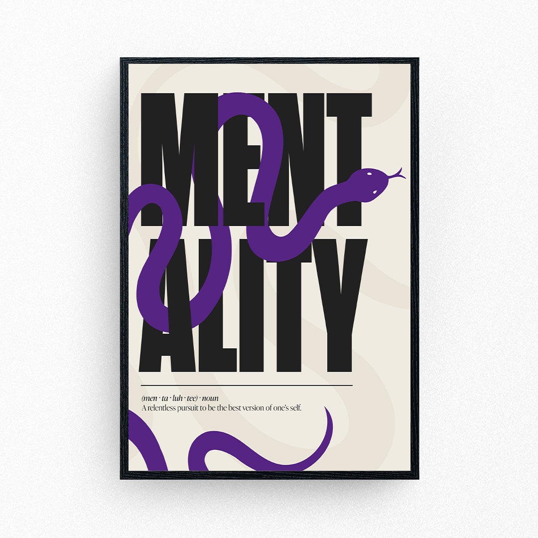 Mamba Mentality Poster