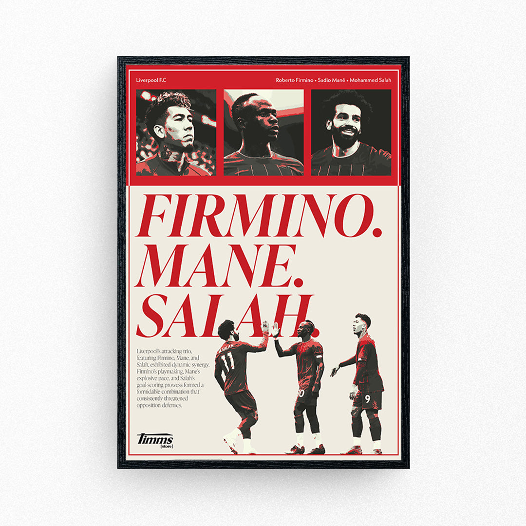 Firmino Mane Salah Poster