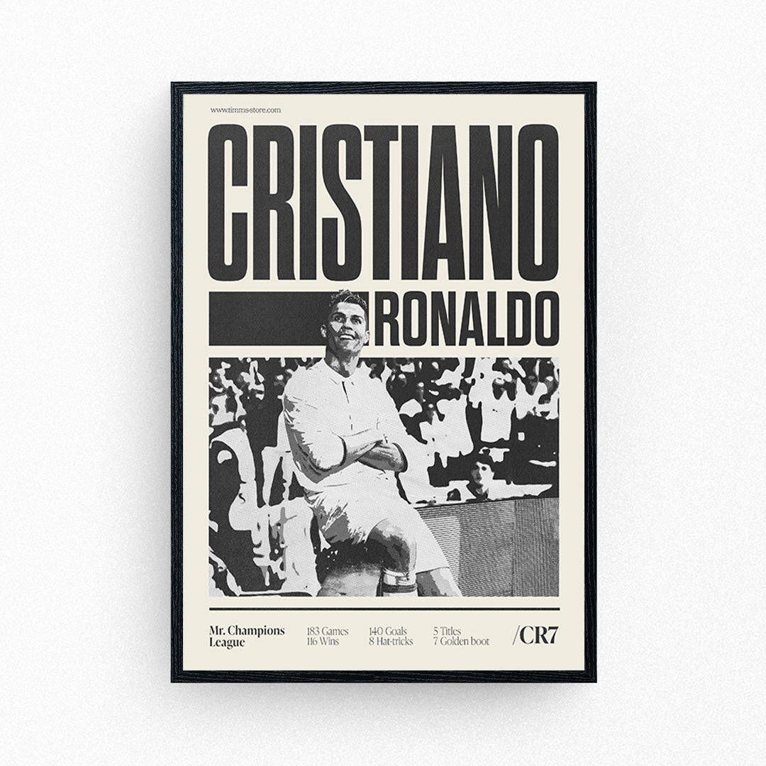 Cristiano Ronaldo: 'Mr. Champions League' Poster