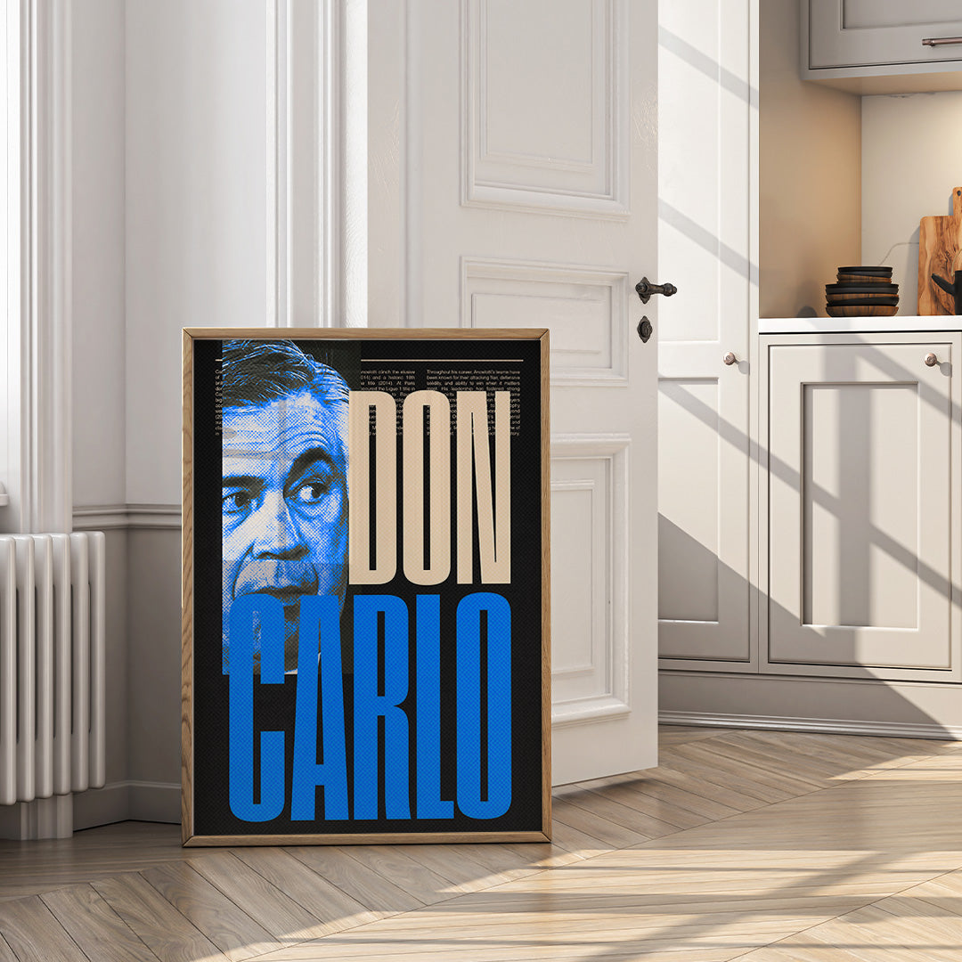 Don Carlo Ancelotti Poster