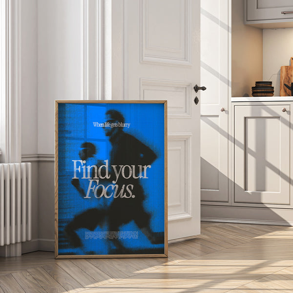 Find Your Focus | Motivational Running Poster – timms-store