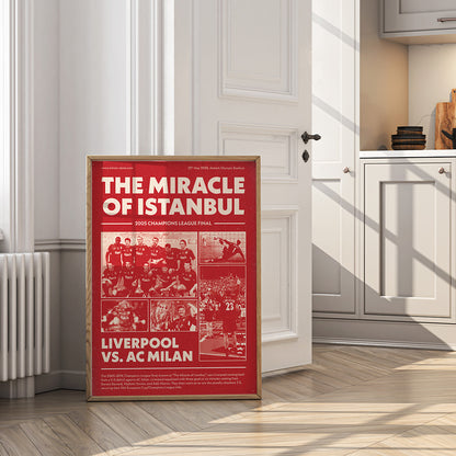 The Miracle of Istanbul - Liverpool 2005 Poster