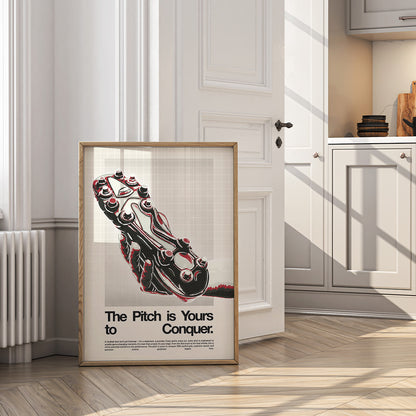 Conquer the Pitch Poster