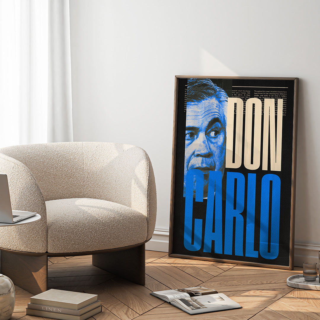 Don Carlo Ancelotti Poster