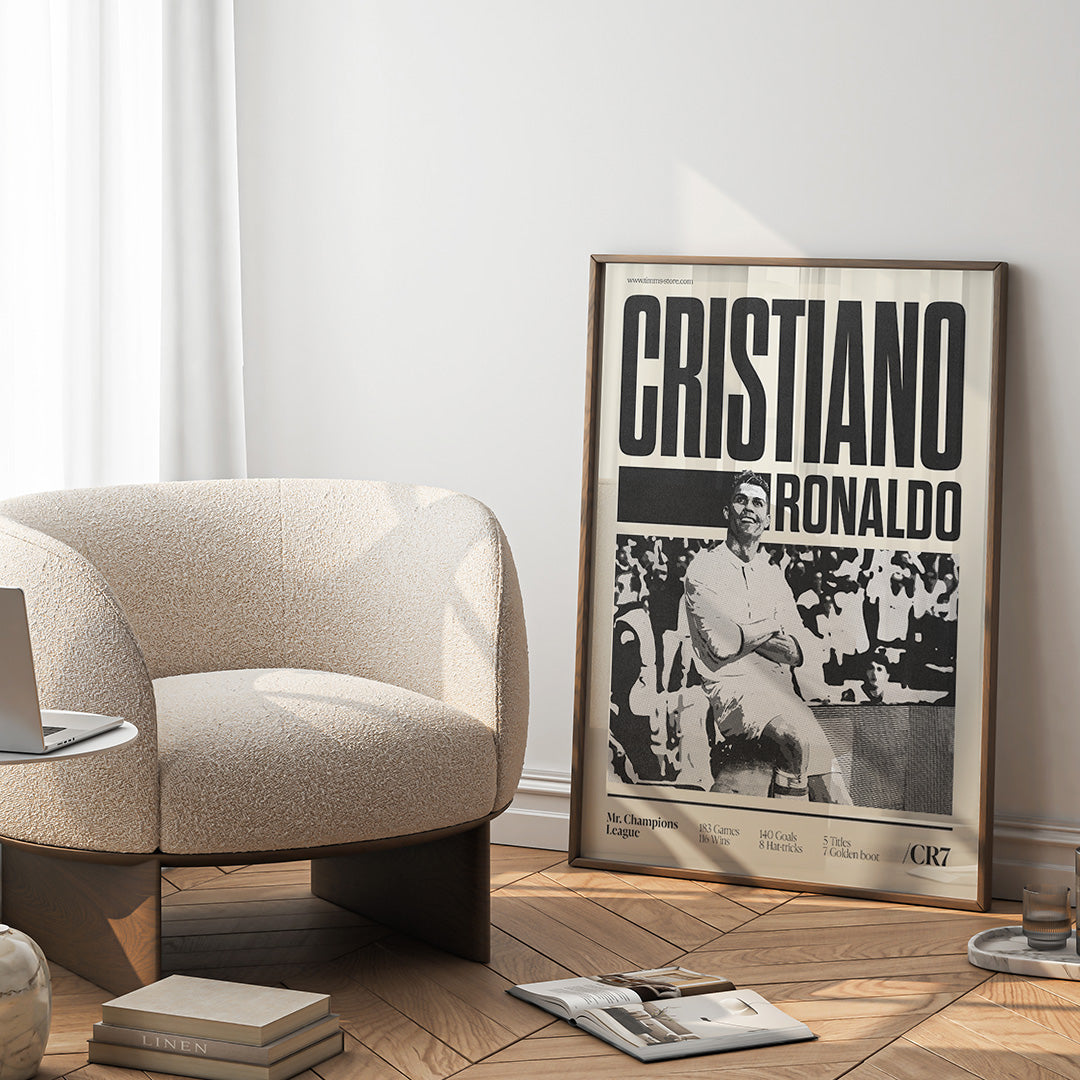 Cristiano Ronaldo: 'Mr. Champions League' Poster