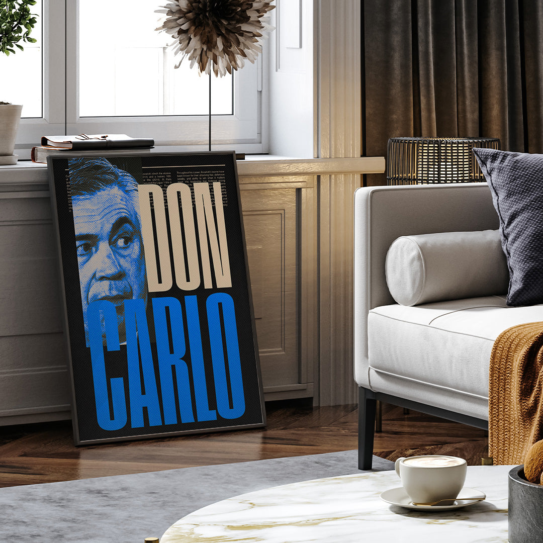 Don Carlo Ancelotti Poster