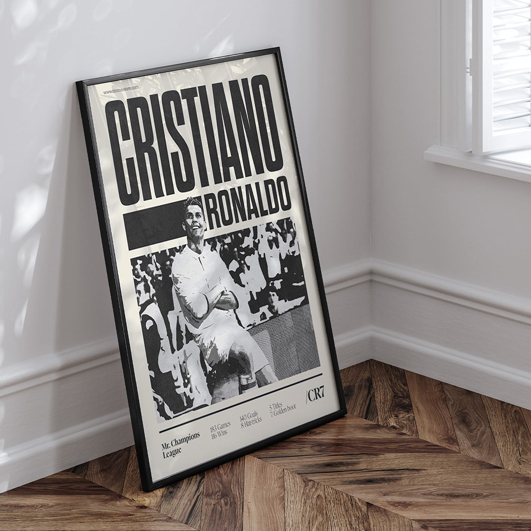 Cristiano Ronaldo: 'Mr. Champions League' Poster