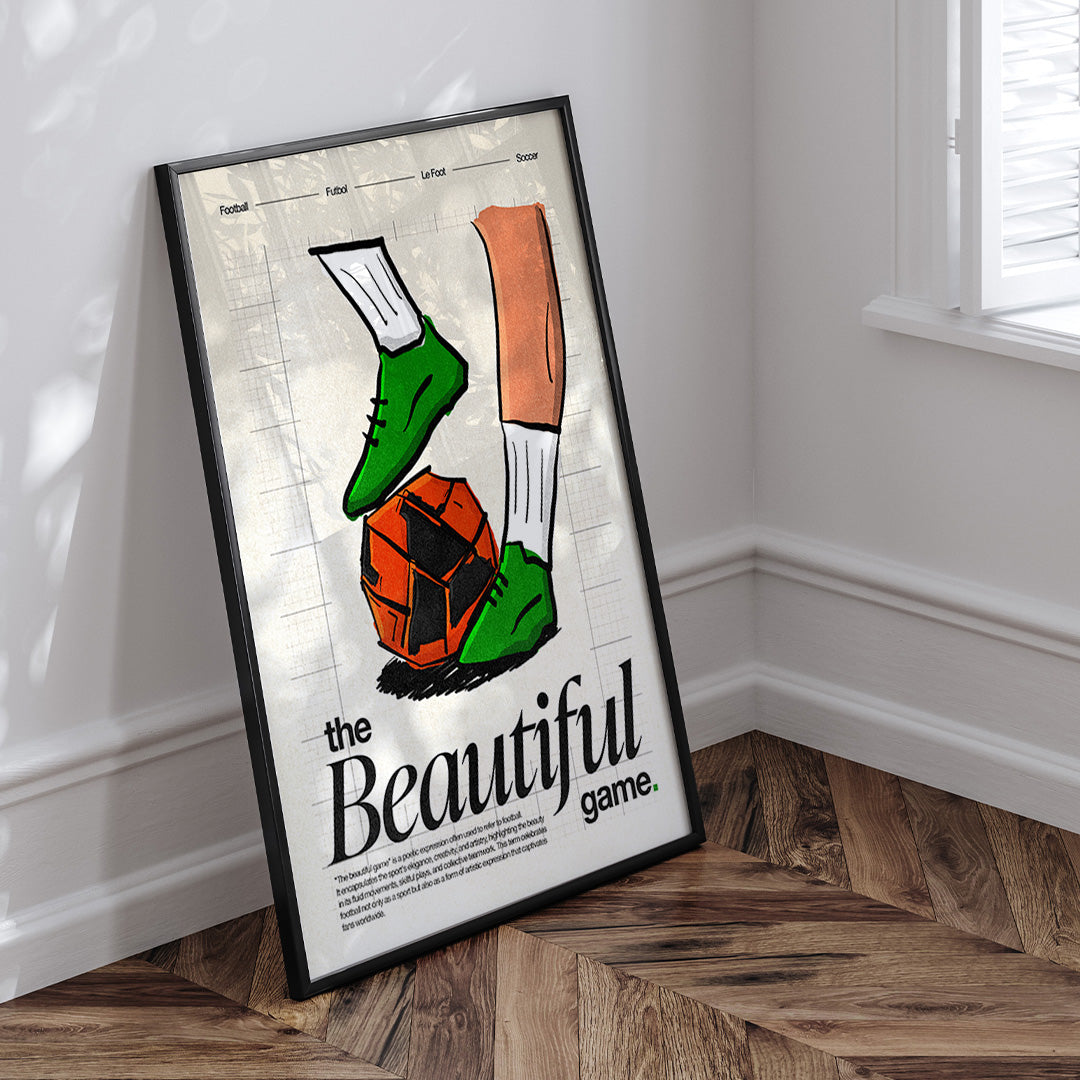 The Beautiful Game (Boot / Ball) Poster