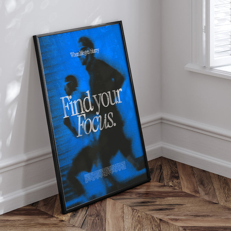 Find Your Focus | Motivational Running Poster – timms-store