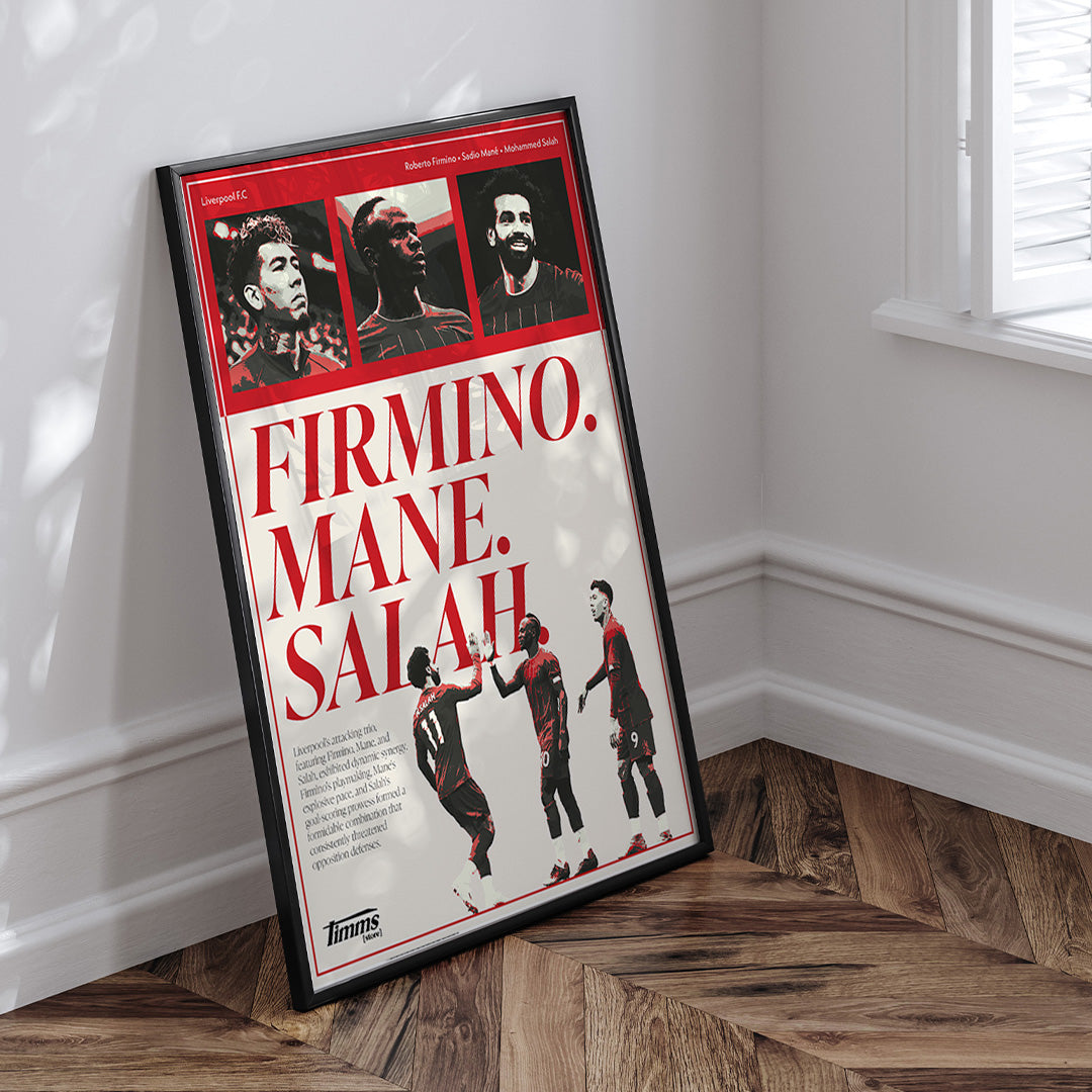 Firmino Mane Salah Poster