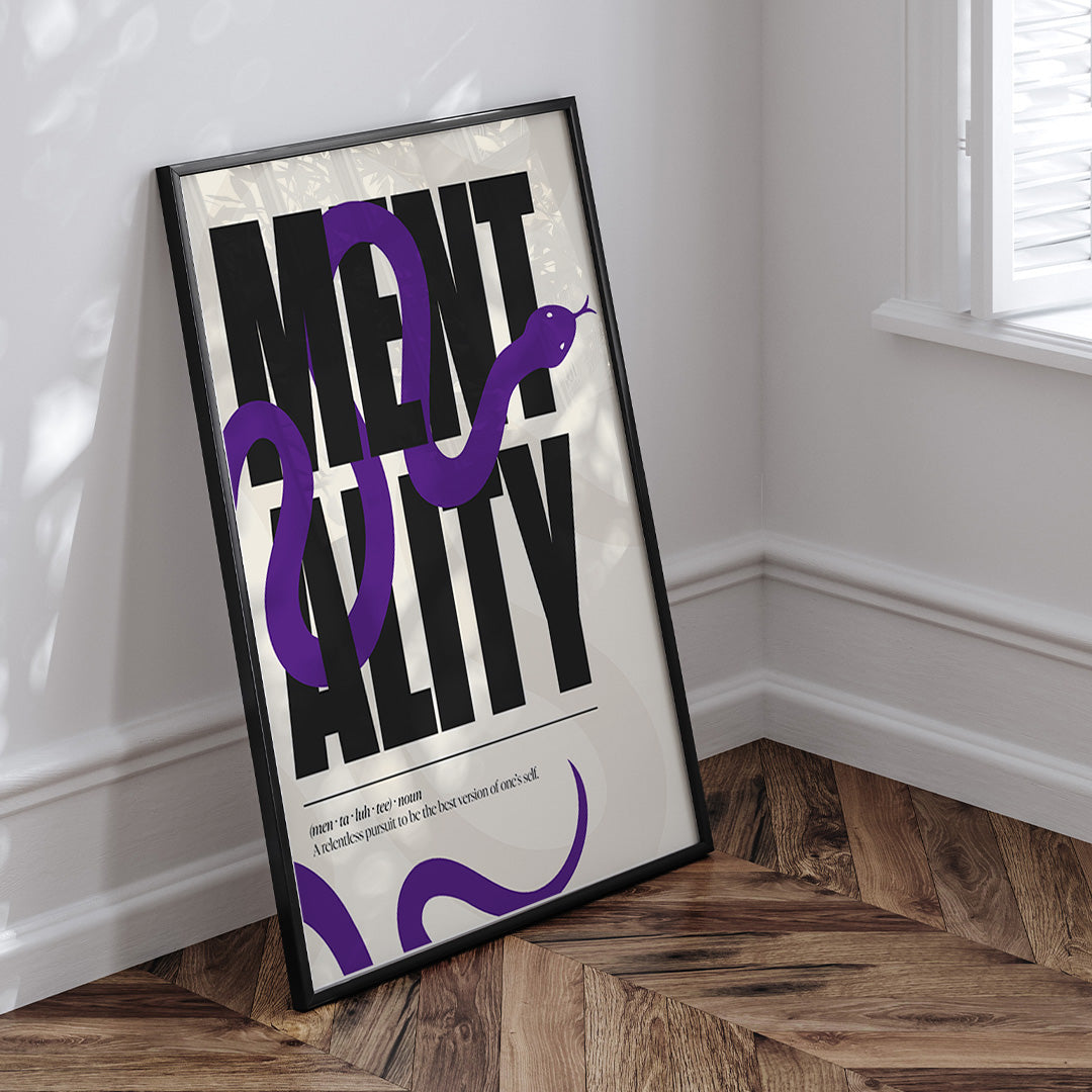 Mamba Mentality Poster