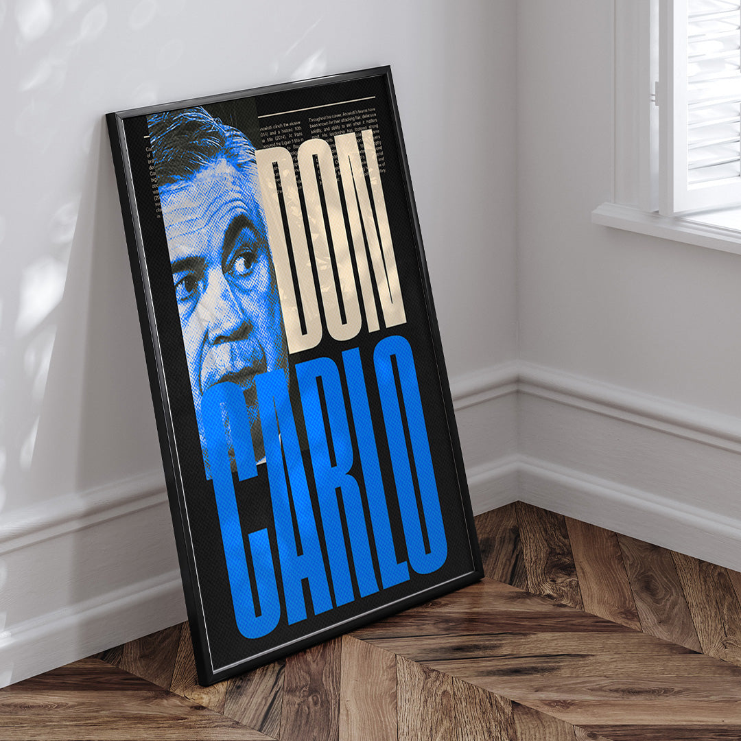 Don Carlo Ancelotti Poster