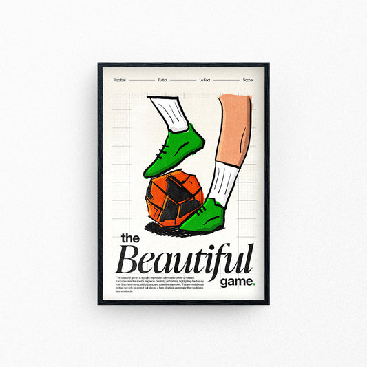 The Beautiful Game (Boot / Ball) Poster